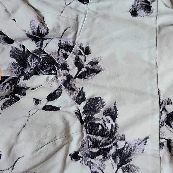 Mint floral retro pinup traveling cupcake dress - Picture 2 of 4